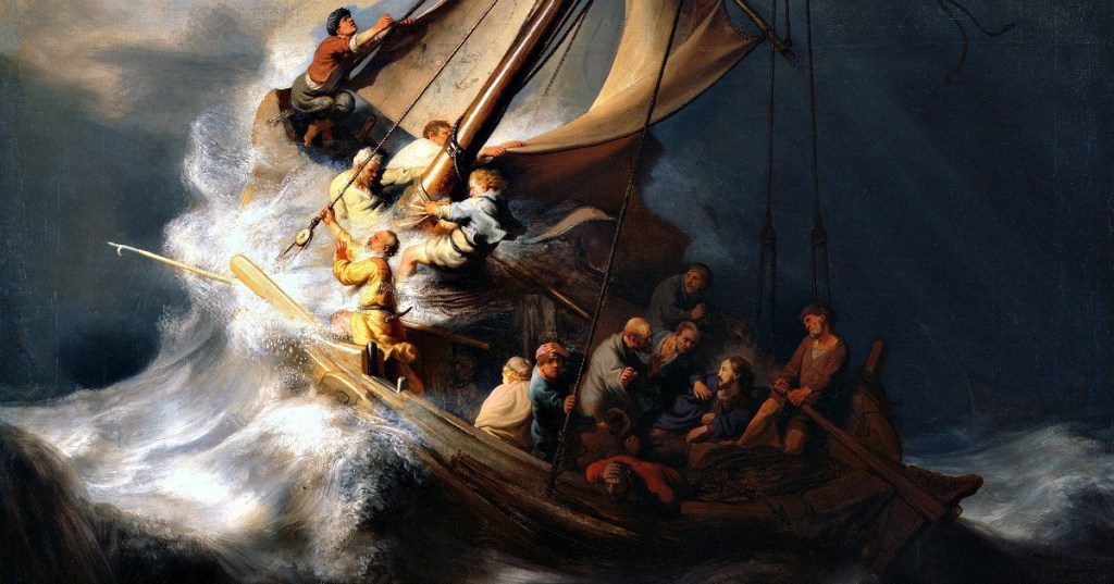 padre Fernando Armellini” Infuria la tempesta e Gesù&nbsp;dorme”