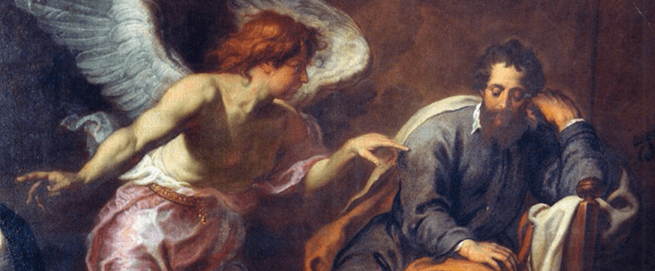 Battista Borsato “La crisi di Giuseppe sposo di&nbsp;Maria”