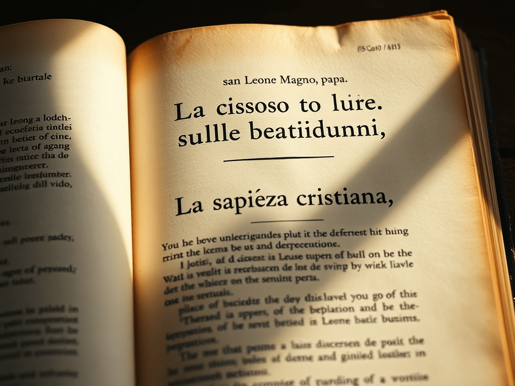 Dal «Discorso sulle beatitudini» di san Leone Magno,”La sapienza cristiana”