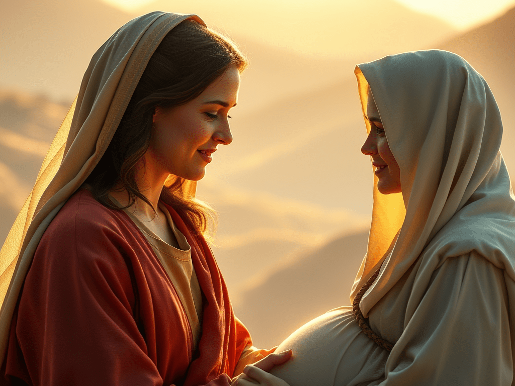 DAL «COMMENTO SU SAN LUCA» DI SANT’AMBROGIO,”LA VISITAZIONE DI&nbsp;MARIA”