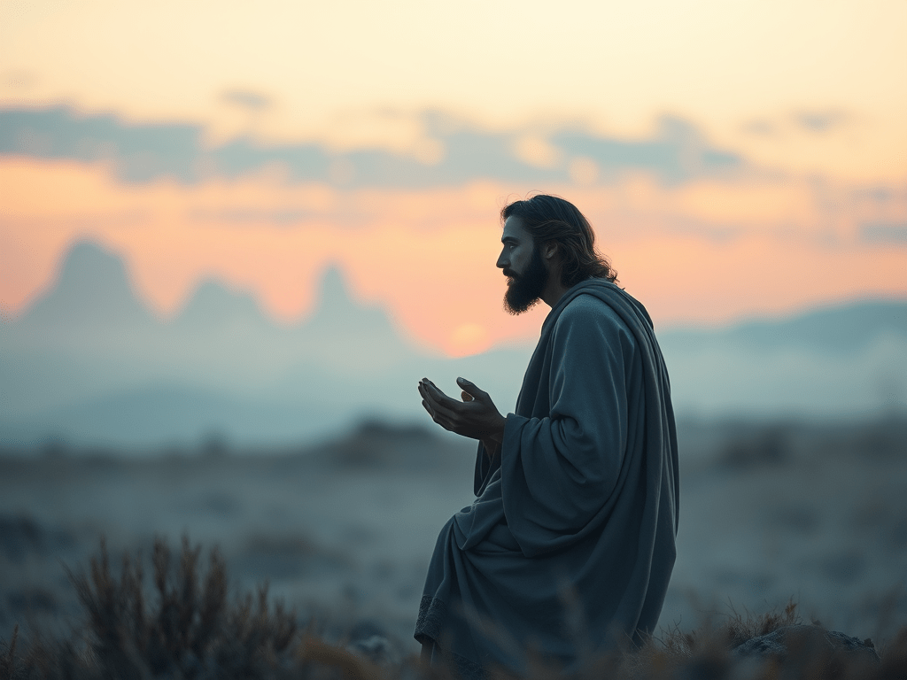 #PANEQUOTIDIANO, «Al mattino si alzò quando ancora era buio e, uscito di casa, si ritirò in un luogo deserto e là&nbsp;pregava»