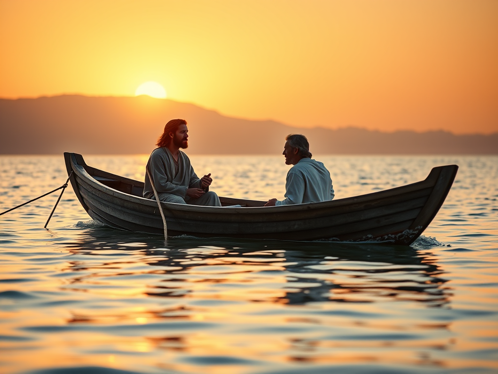 padre Ermes Ronchi”LUI SULLA MIA BARCA”