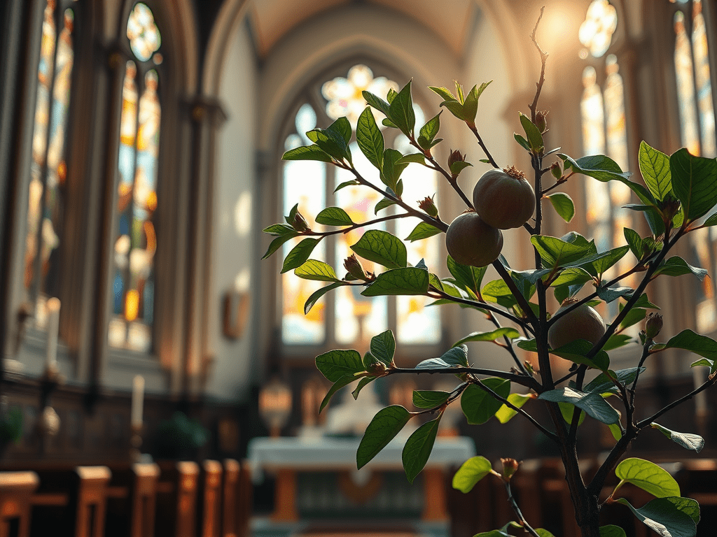 Enzo Bianchi“Lascia il fico per un altro anno!”