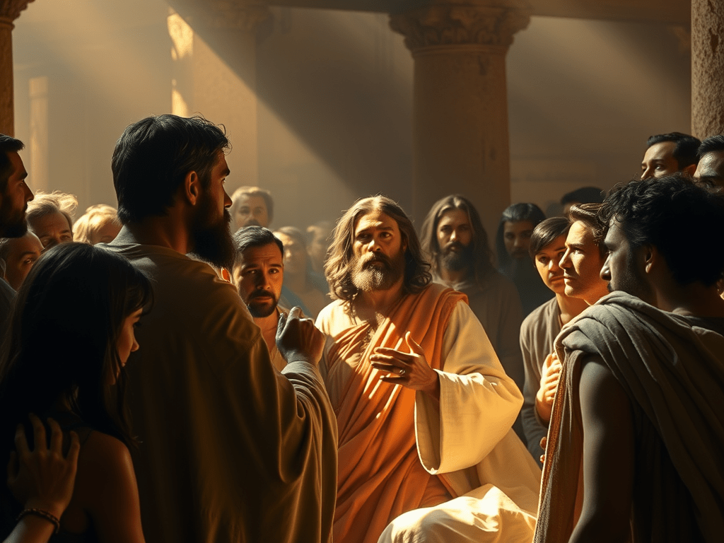 #PANEQUOTIDIANO, NESSUNO RIUSCÌ A METTERE LE MANI SU DI LUI, PERCHÉ NON ERA ANCORA GIUNTA LA SUA ORA»