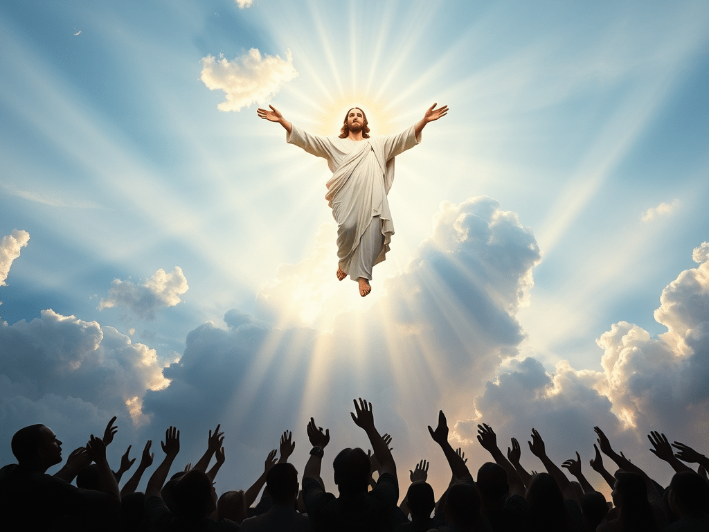 Dai «Discorsi» di sant’Agostino,”Nessuno è mai salito al cielo, fuorché il Figlio dell’uomo che è disceso dal&nbsp;cielo”