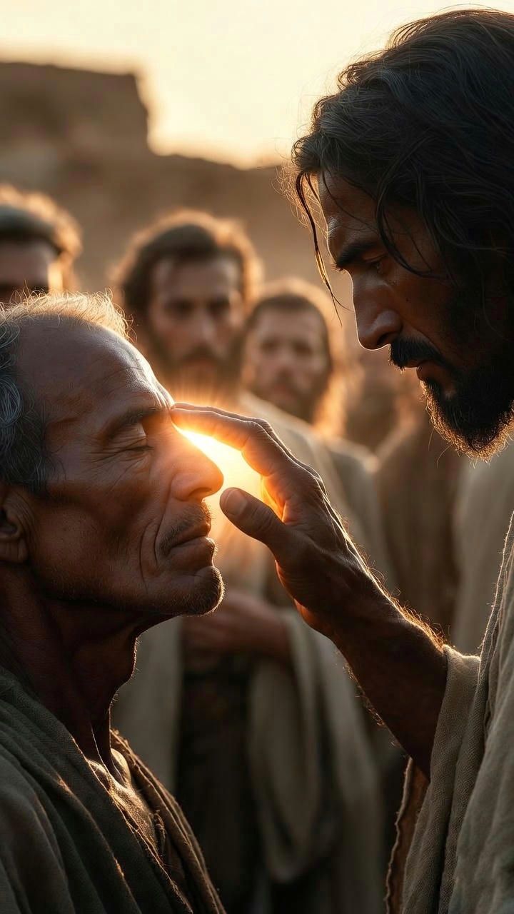 Padre Paolo Berti“Fece del fango con la saliva, spalmò il fango sugli occhi del cieco…”