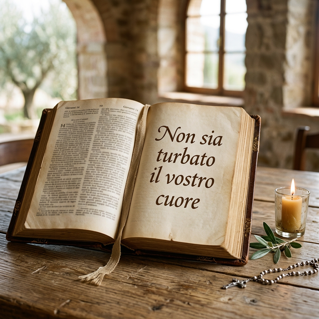 Enzo Bianchi”Non sia turbato il vostro cuore”