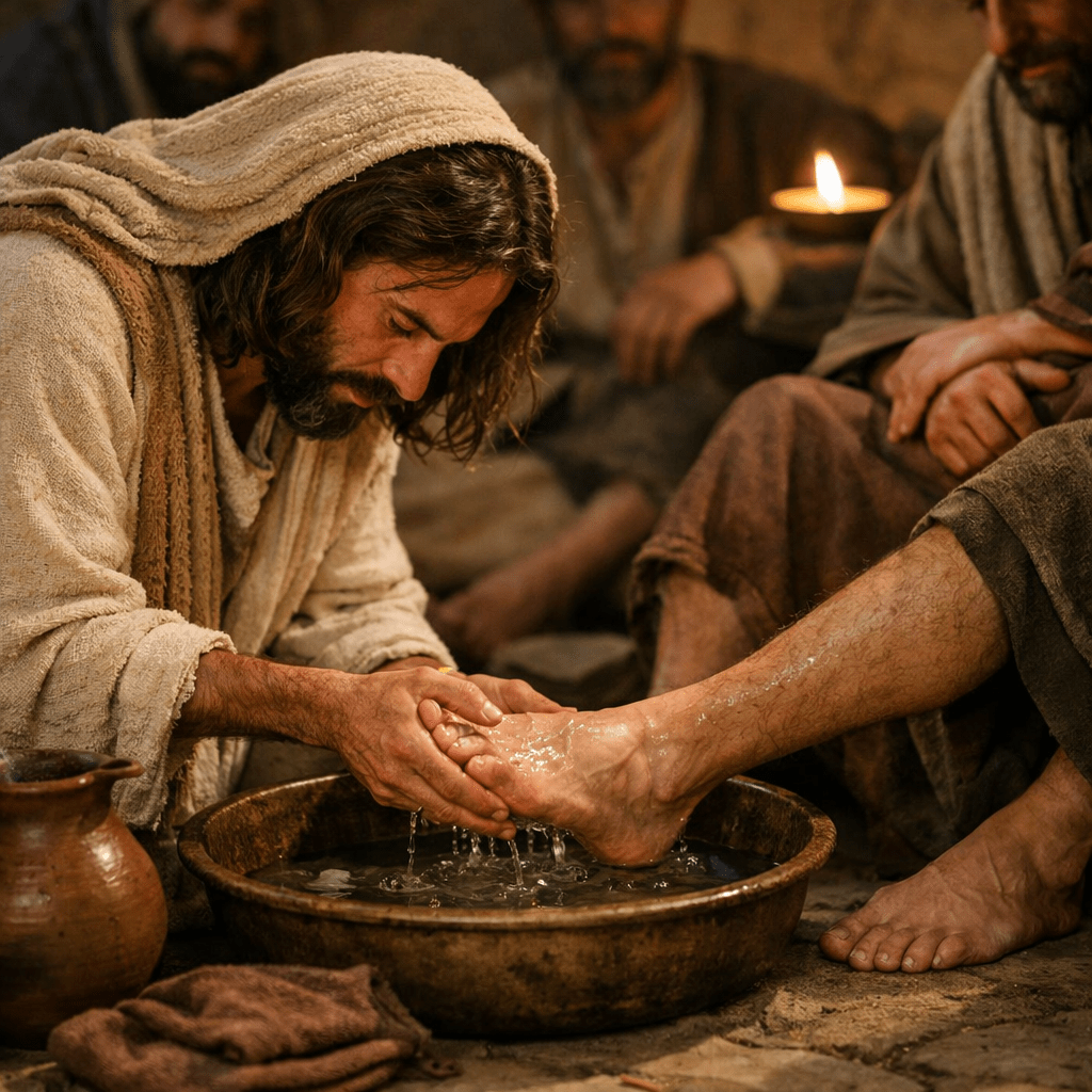 #PANEQUOTIDIANO, «DOPO CHE EBBE LAVATO I PIEDI AI DISCEPOLI…»