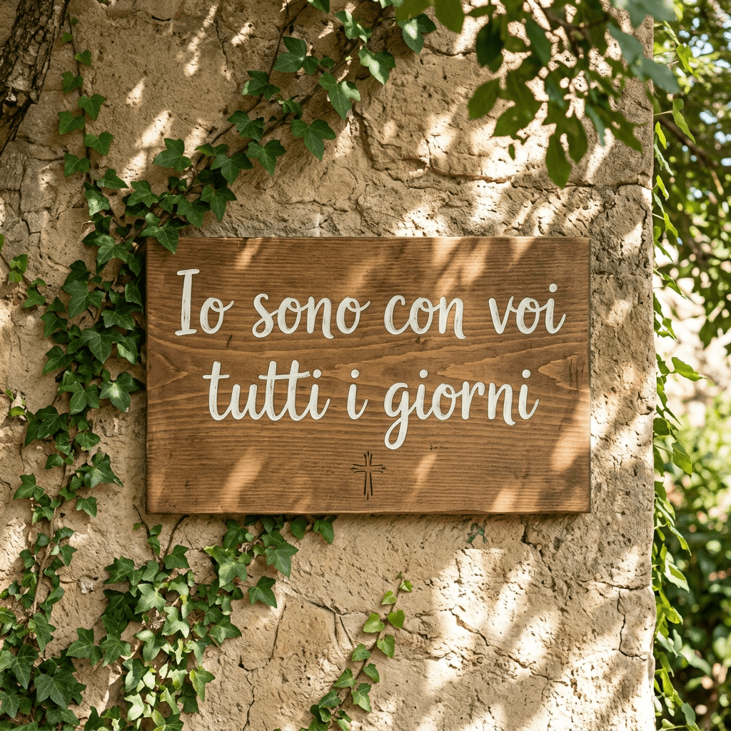 Enzo Bianchi”Io sono con voi tutti i giorni”