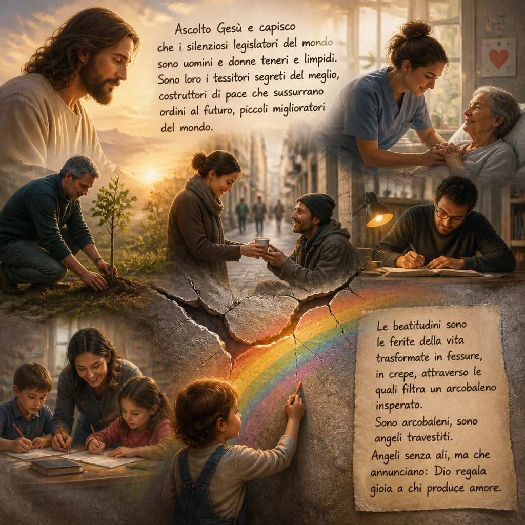 padre Ermes Ronchi”Tutti i Santi travestiti di Arcobaleno”